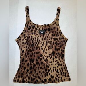 Skims x Dolce & Gabbana Leopard Print Tank Top